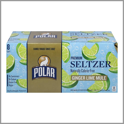 Polar Seltzer Ginger Lime Mule 8pk