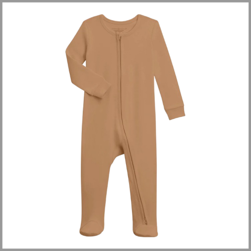 Colored Organics Peyton Zipper Sleeper Ginger 0-3mo