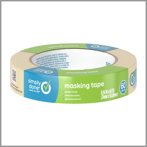 Simply Done Masking Tape .94in x 60yds 1ea