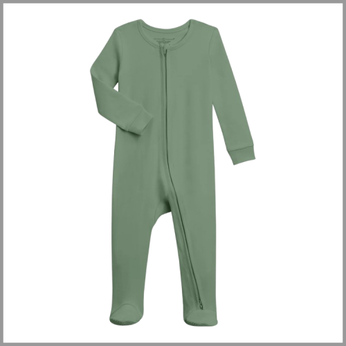 Colored Organics Peyton Zipper Sleeper Thyme