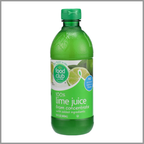 Food Club Lime Juice 15oz