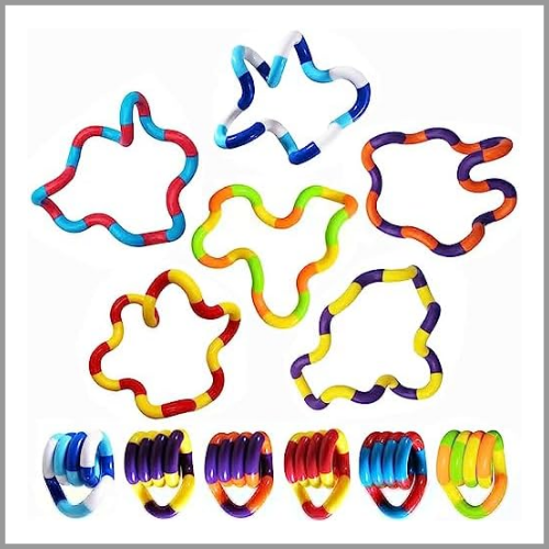 Multicolored Tangle Fidget Toys 1ea