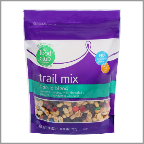 Food Club Trail Mix Classic Blend 26oz