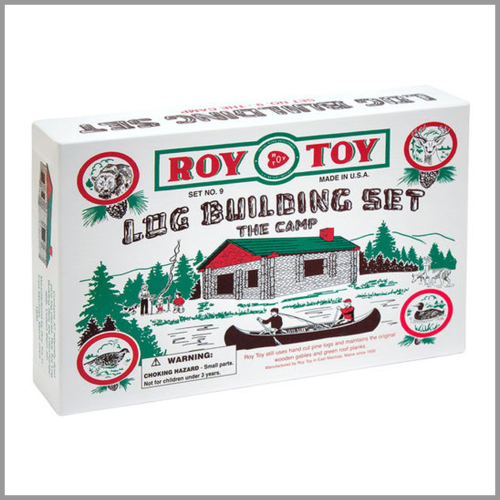 Roy Toy Log Building Set The Camp