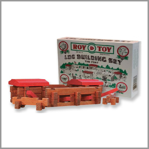 Roy Toy Log Building Set The Fort