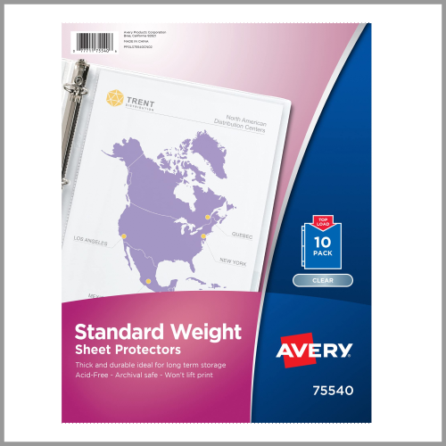 Avery Standard Weight Sheet Protectors 10pk