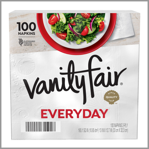 Vanity Fair Napkins Everyday 100pk