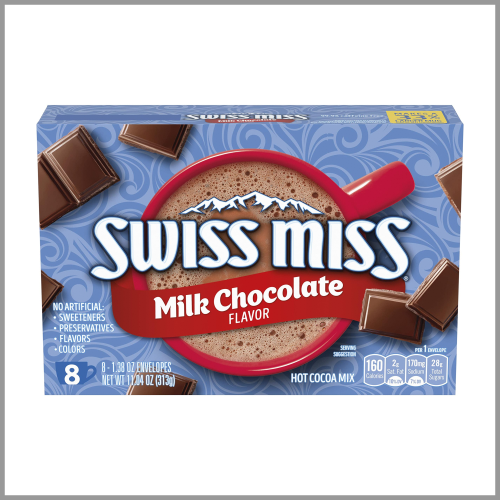 Swiss Miss Hot Cocoa Milk Chocolate 8pk