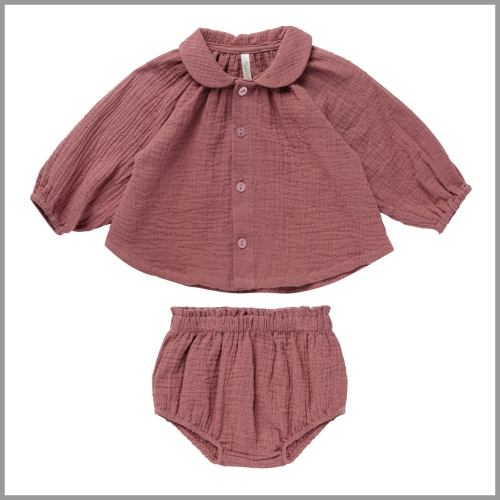 RC Nellie Set Raspberry 6-12mo