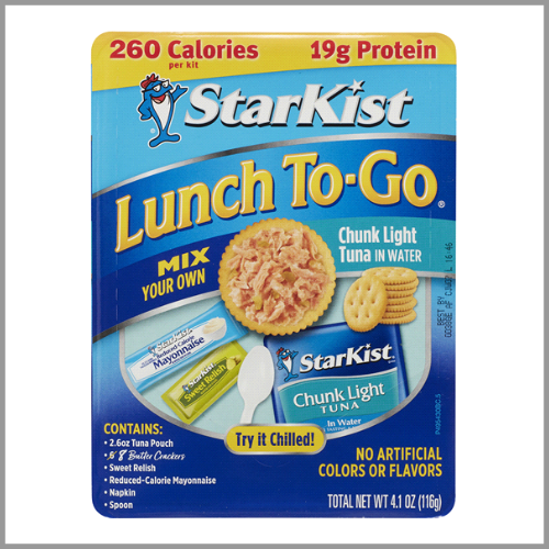 StarKist Lunch To Go Chunk Light Tuna Kit 4.1oz