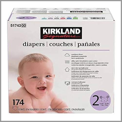 Kirkland Diapers Size 2 174ct