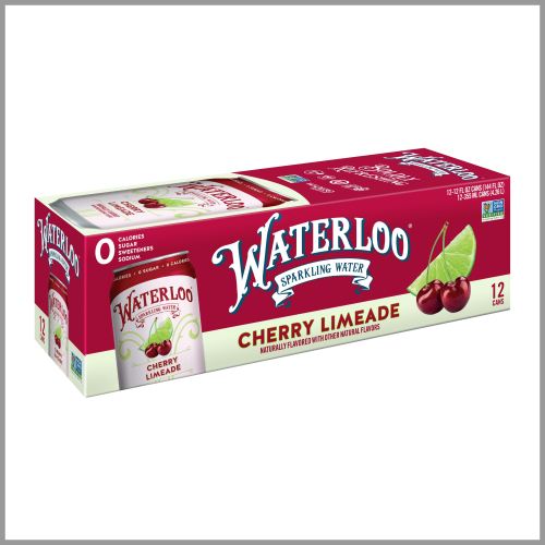 Waterloo Sparkling Water Cherry Limeade 12pk