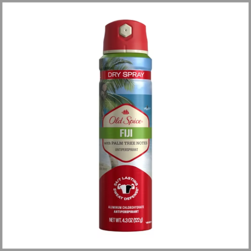 Old Spice Spray Deodorant Fiji 4.3oz