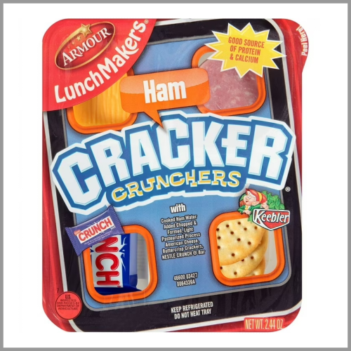 Lunchables Armour LunchMakers Ham and Cheese with Crunch Bar 2.4 oz