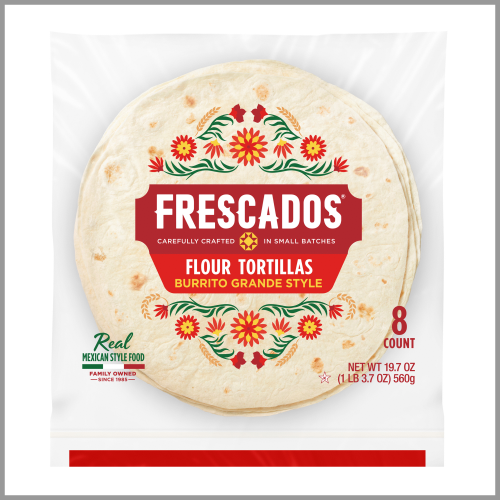 Frescados Flour Tortillas Burrito Grande Style 8ct