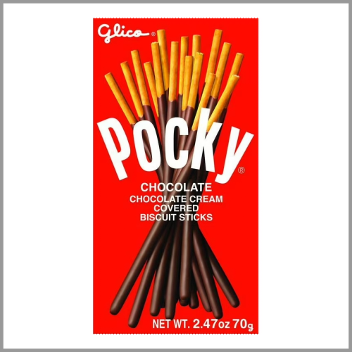 Glico Pocky Chocolate Cream Covered Biscuit Sticks 2.47oz