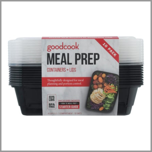 Good Cook Containers and Lids Meal Prep 4cup 10pk