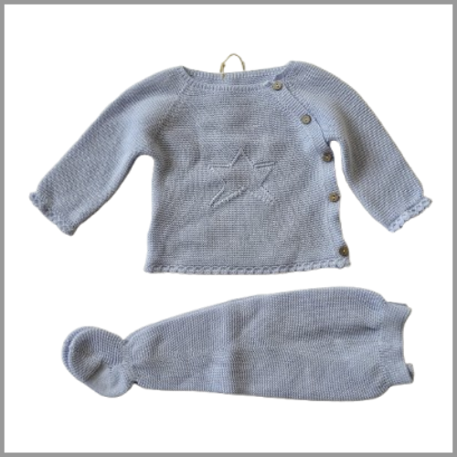 Mac Illusion Baby Boy Knit Set 3mo