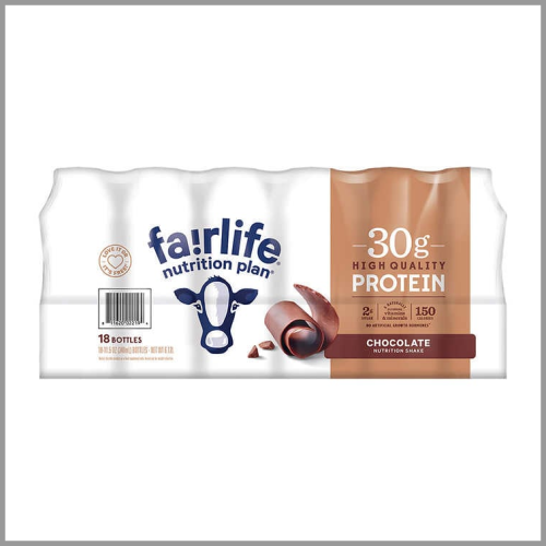 Fairlife Nutrition Plan Chocolate Shake 11.5oz 18ct