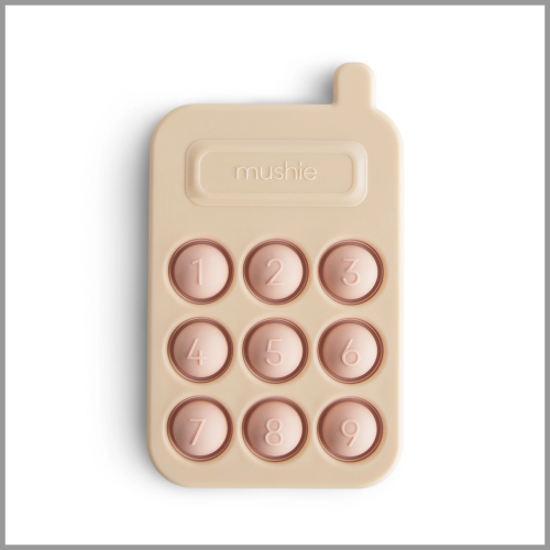 Mushie Phone Press Toy Blush