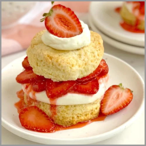 Homemade Dessert Dish - Individual Shortcake 15-20servings