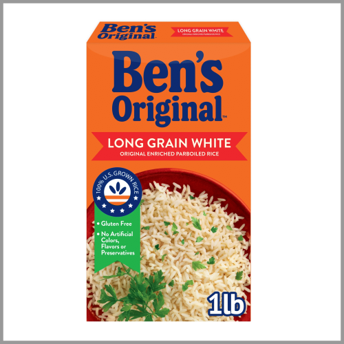 Bens Original Long Grain White Rice 1lb