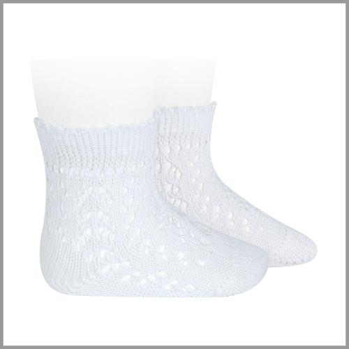 Condor Socks Perle Crochet White Size 0