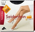 Seidenfein Thin Plain Tights Black Large