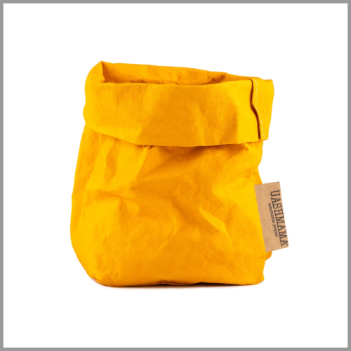 UASHMAMA Basic Color Bag Mustard Small