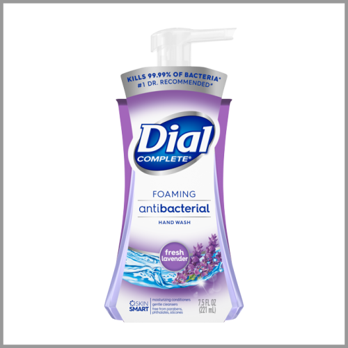 Dial Hand Wash Foaming Antibacterial Fresh Lavender 7.5floz