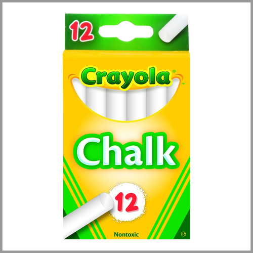 Crayola Chalk White 12ct