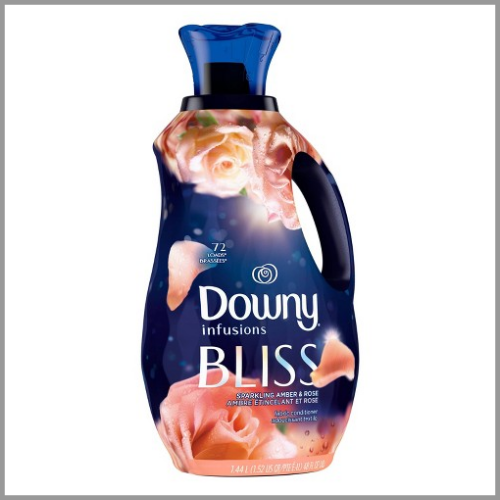 Downy Fabric Conditioner Bliss Infusions Sparkling Amber and Rose 48oz