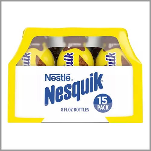 Nesquik Milk Low Fat Chocolate 8floz 15pk
