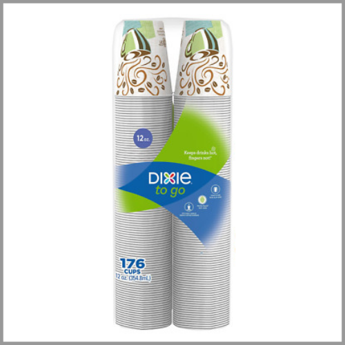 Dixie PerfecTouch Insulated Paper Cups 12oz 176ct