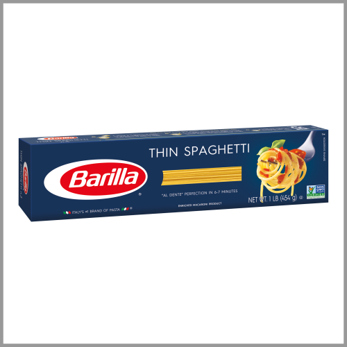 Barilla Pasta Thin Spaghetti 1lb
