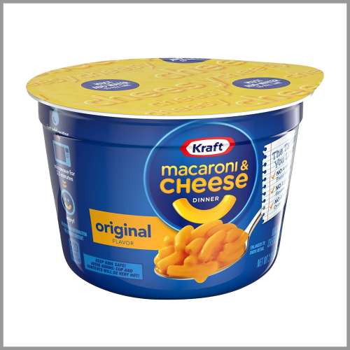Kraft Macaroni Cheese Original Individual Cup 2.05oz