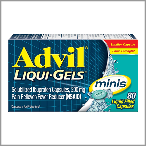 Advil Liqui Gels Minis 200mg 80ct