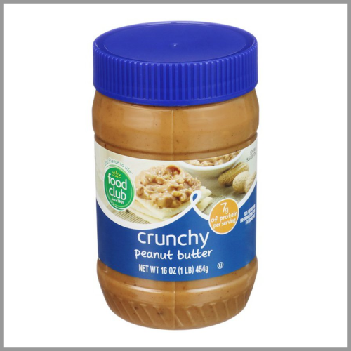 Food Club Peanut Butter Crunchy 16oz