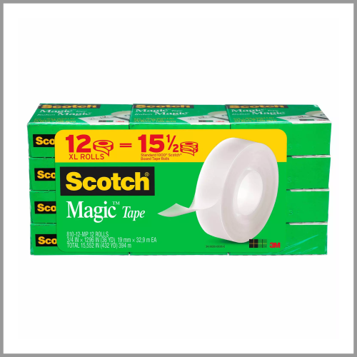 Scotch Magic Tape 12pk