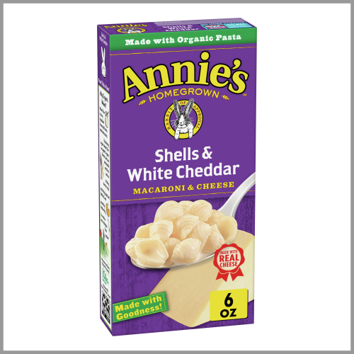 Annies Macaroni and Cheese Shells and White Cheddar 6oz