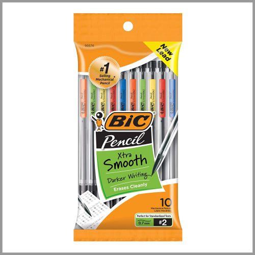 Bic Xtra Life Mechanical Pencils Smooth .7mm 10ct