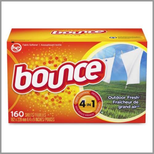 Bounce Dryer Sheets Outdoor Fresh 160pk