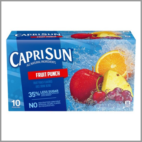 Capri Sun Fruit Punch Pouch 10pk