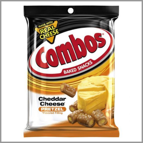 Combos Baked Snacks Cheddar Cheese Pretzel 6.3oz