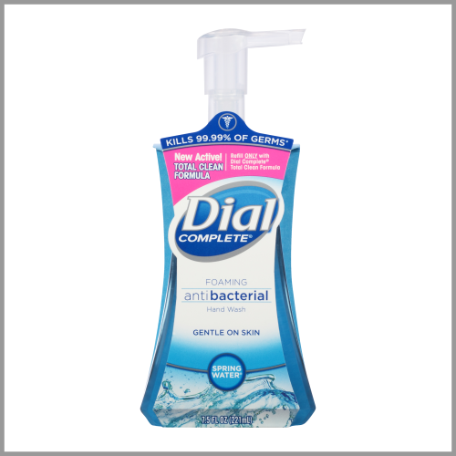 Dial Hand Wash Antibacterial Foaming Spring Water 7.5floz