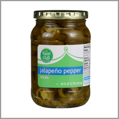 Food Club Jalapeno Pepper Slices 16oz