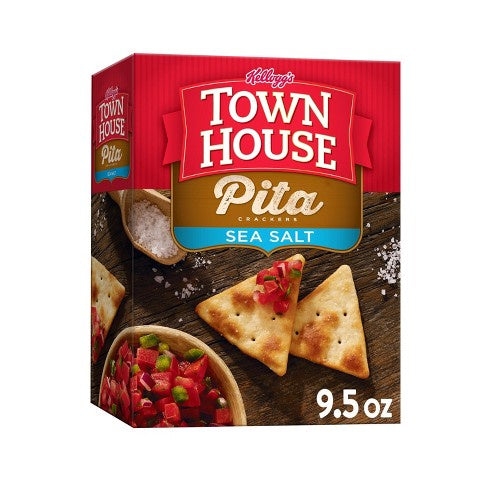 Kelloggs Town House Crackers Pita Sea Salt 9.5oz