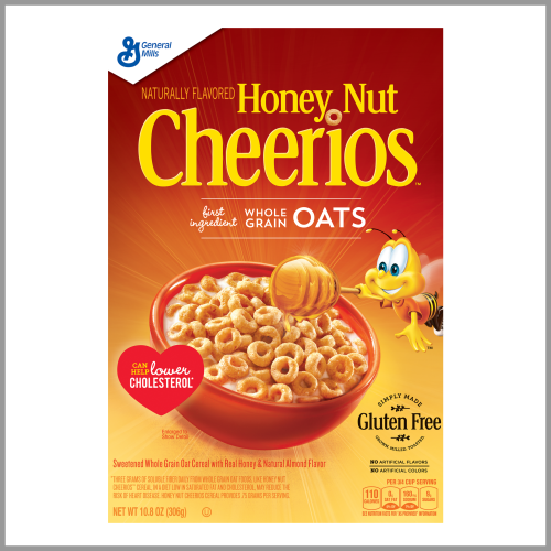General Mills Cereal Honey Nut Cheerios 10.8oz