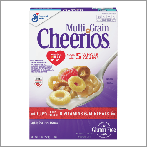 General Mills Cereal Multi Grain Cheerios 9oz
