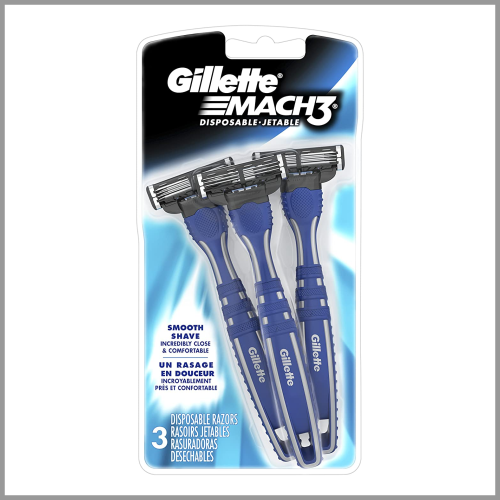 Gillette Razors Mach3 Disposable 3pk